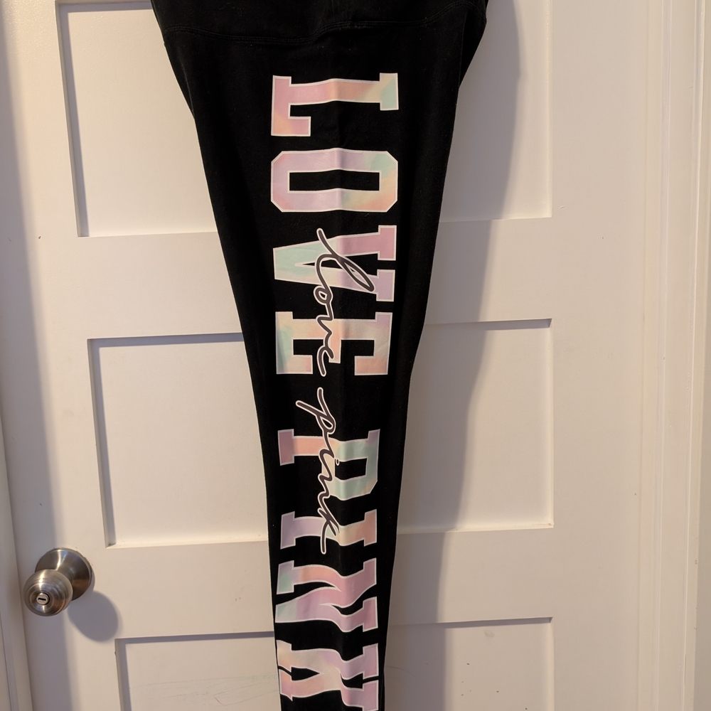 PINK Victoria's Secret Black Leggings